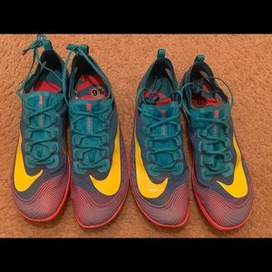 Nike Zoom Victory 5 XC Lakeside Opti Yellow Track Spikes Mens Size 8 & 9.5